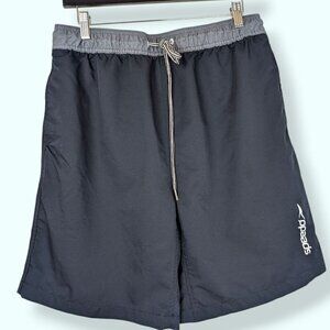 (2/$20) Speedo Black & Grey Swim Trunks